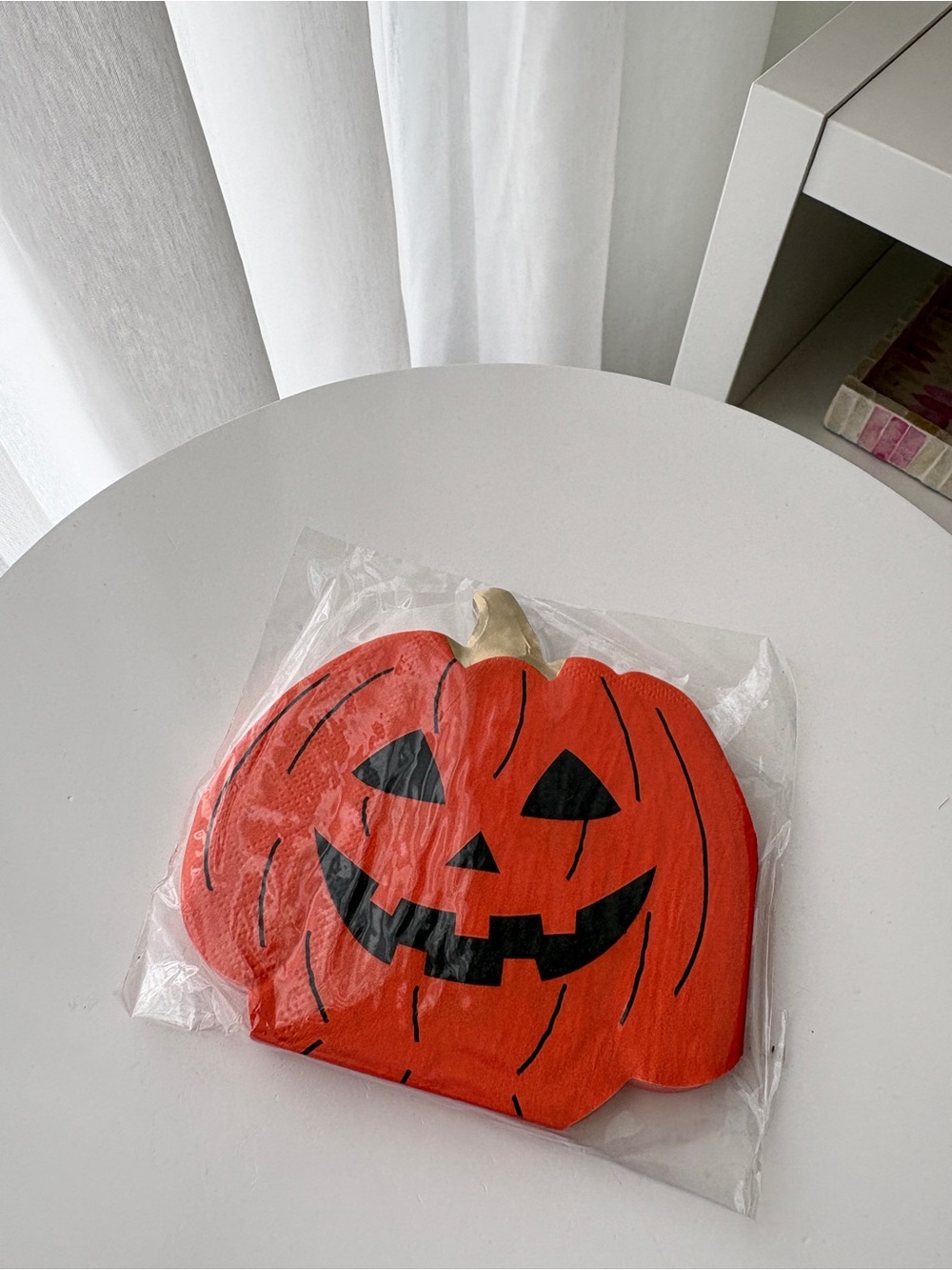 Halloween Pumpkin Napkins (Set of 16)